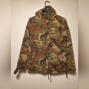Camouflage Hooded Women's Jacket
